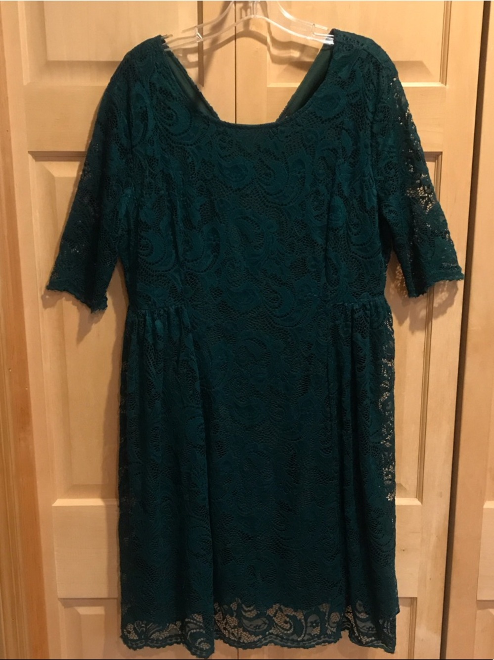 New Rephyllis Lace Midi Dress with Scoop Neck